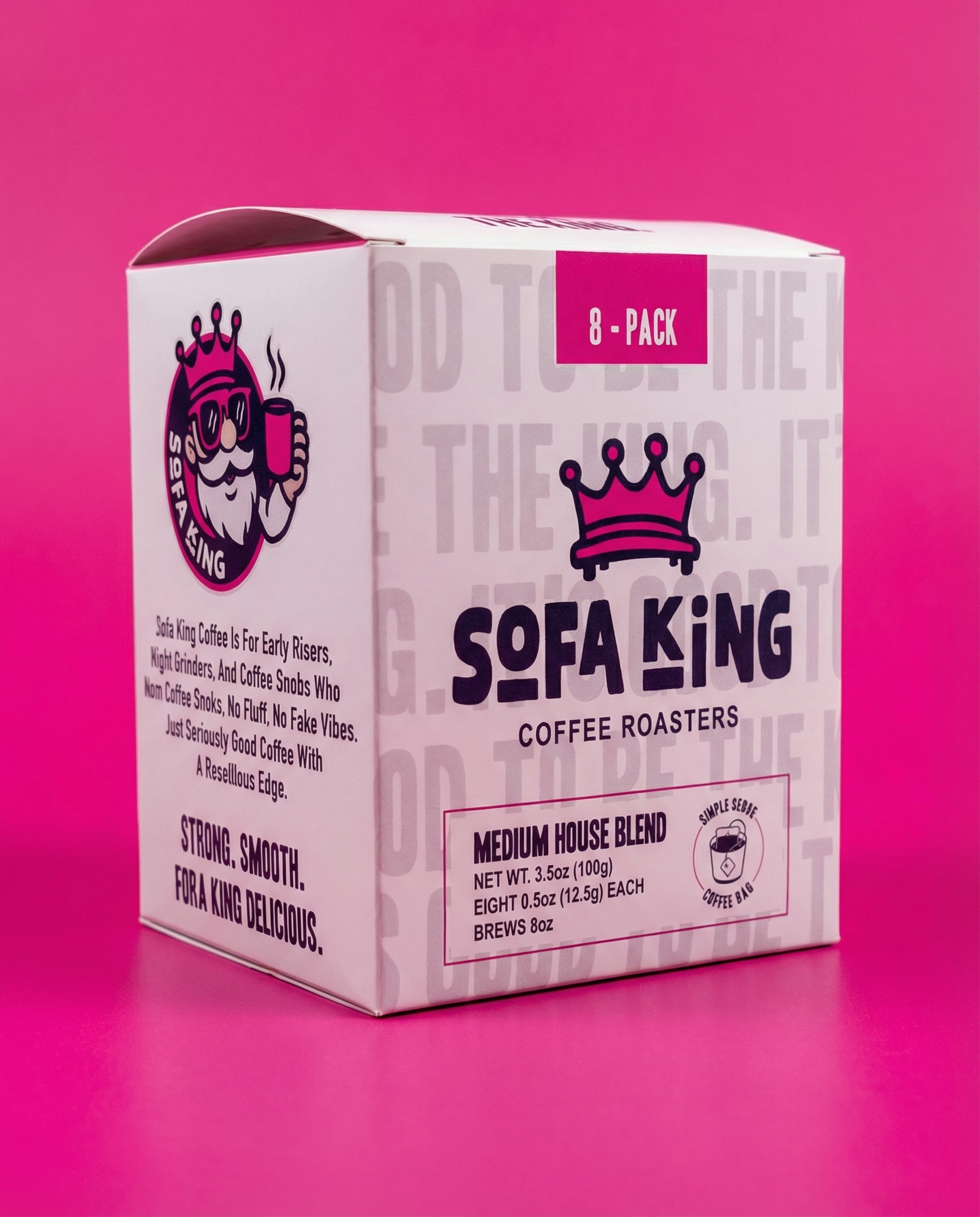 8-Pack Coffee Pour Ta. - Medium House Blend