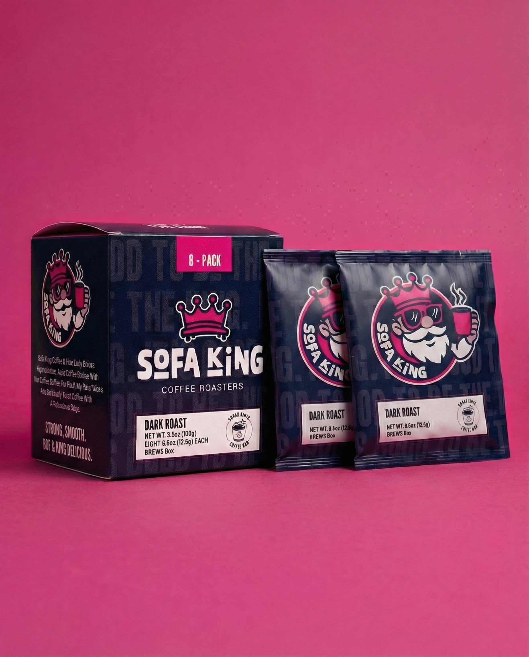 8-Pack Coffee Pour Ta - Dark Roast